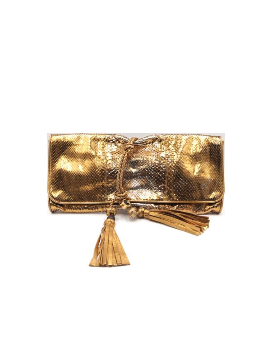 Gucci Python Tassel Clutch Bag #353413F71B